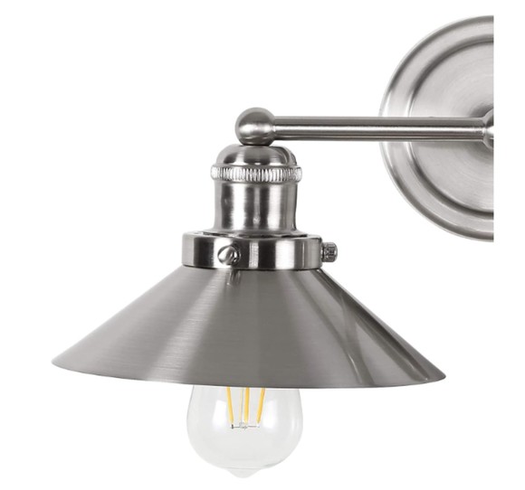 JONATHAN Y Lighting JYL7428 July 3 Light 27"W LED Bathroom Vanity - Nickel - Picture 2 of 5